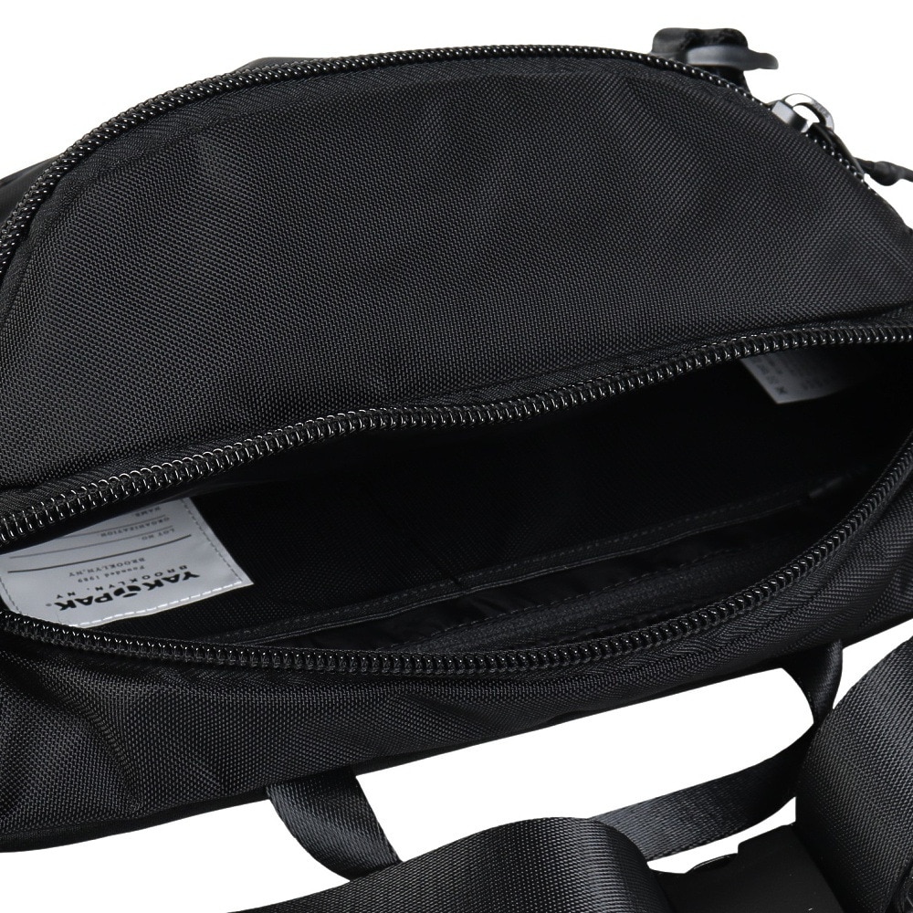 ヤックパック（YAK PAK）（メンズ、レディース）ウエストバッグ 黒 YAK-BAG-25S006 BLK ボディバッグ ウエストポーチ ヒップバッグ 斜め掛けバッグ