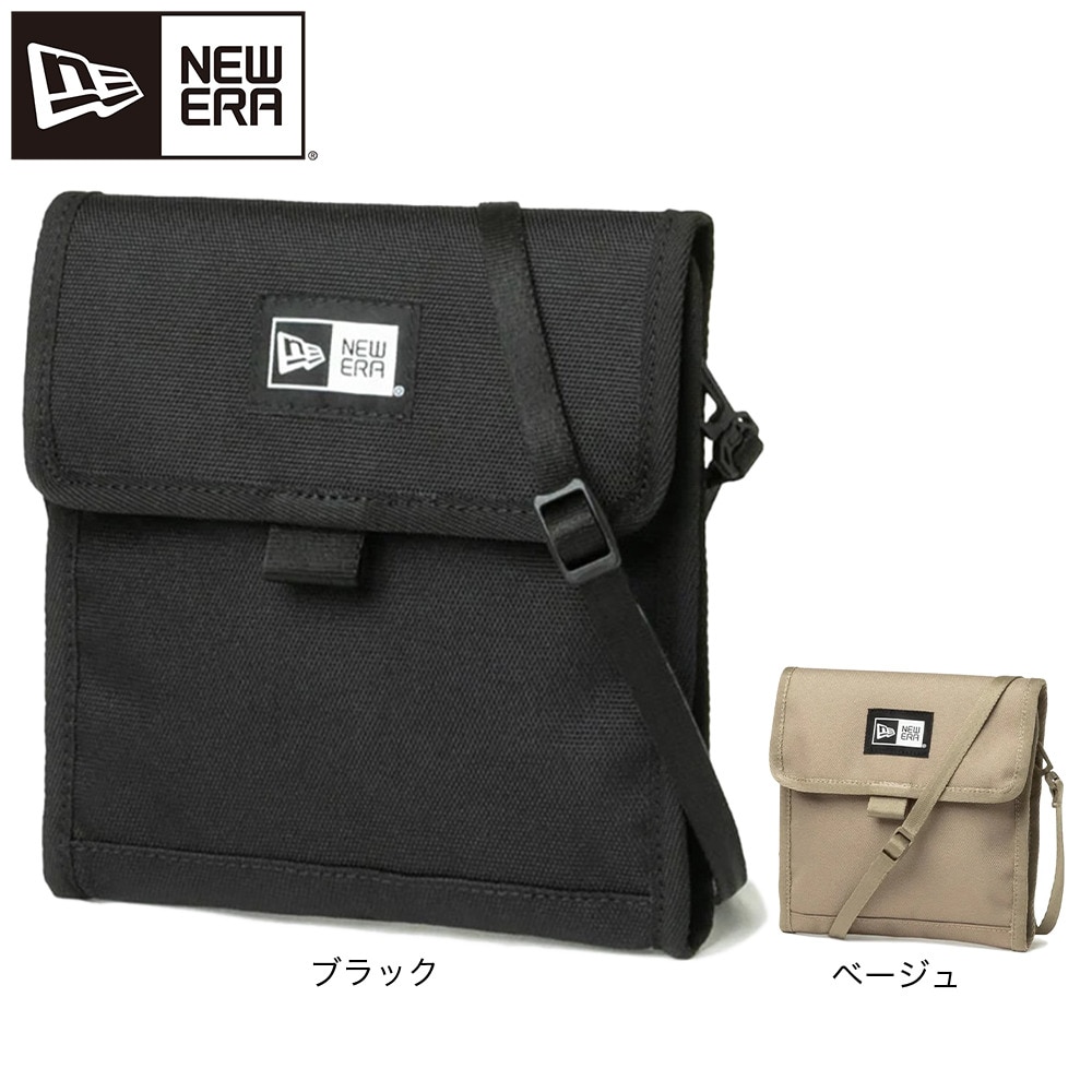 ニューエラ（NEW ERA）（メンズ、レディース）スクエア ネックポーチ 0.5L ボックスロゴ 13552461