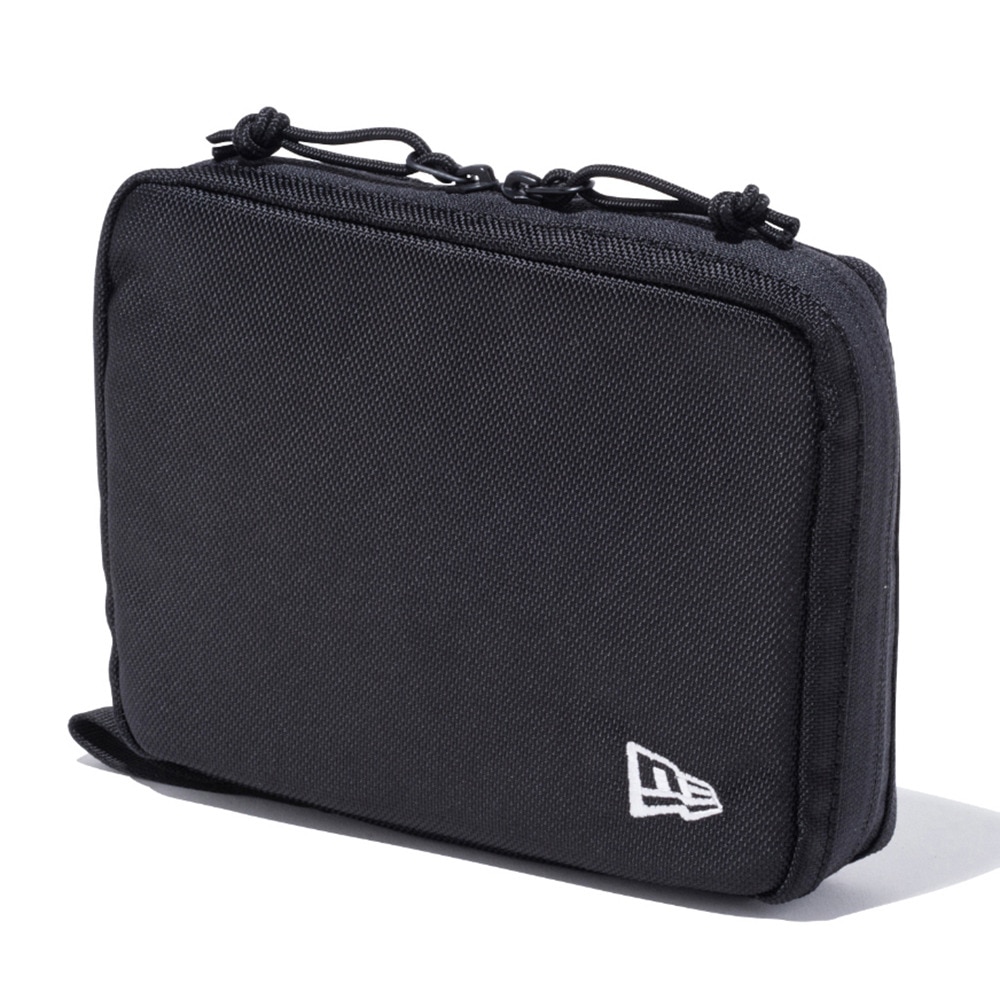 ニューエラ（NEW ERA）（メンズ、レディース）マルチポーチ 黒 14524566 メッシュポケット ペンホルダー 仕分け お出かけ 旅行 トラベル 旅行ポーチ