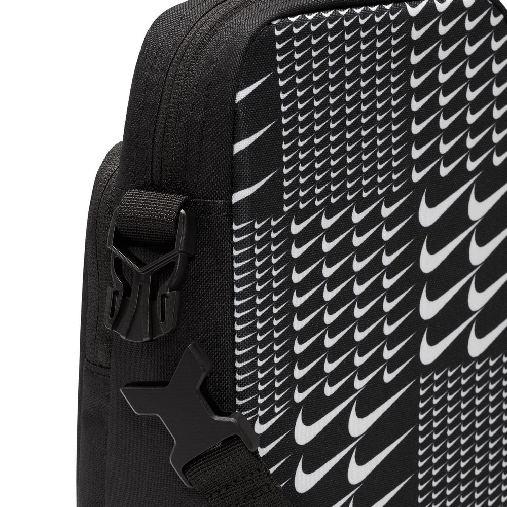 ナイキ（NIKE）（メンズ、レディース）ヘエイテージクロスボディバッグ 黒 4L SWSH GRID HJ8359-010 お出かけ 外出 旅行 トラベル ロゴ おしゃれ シンプル
