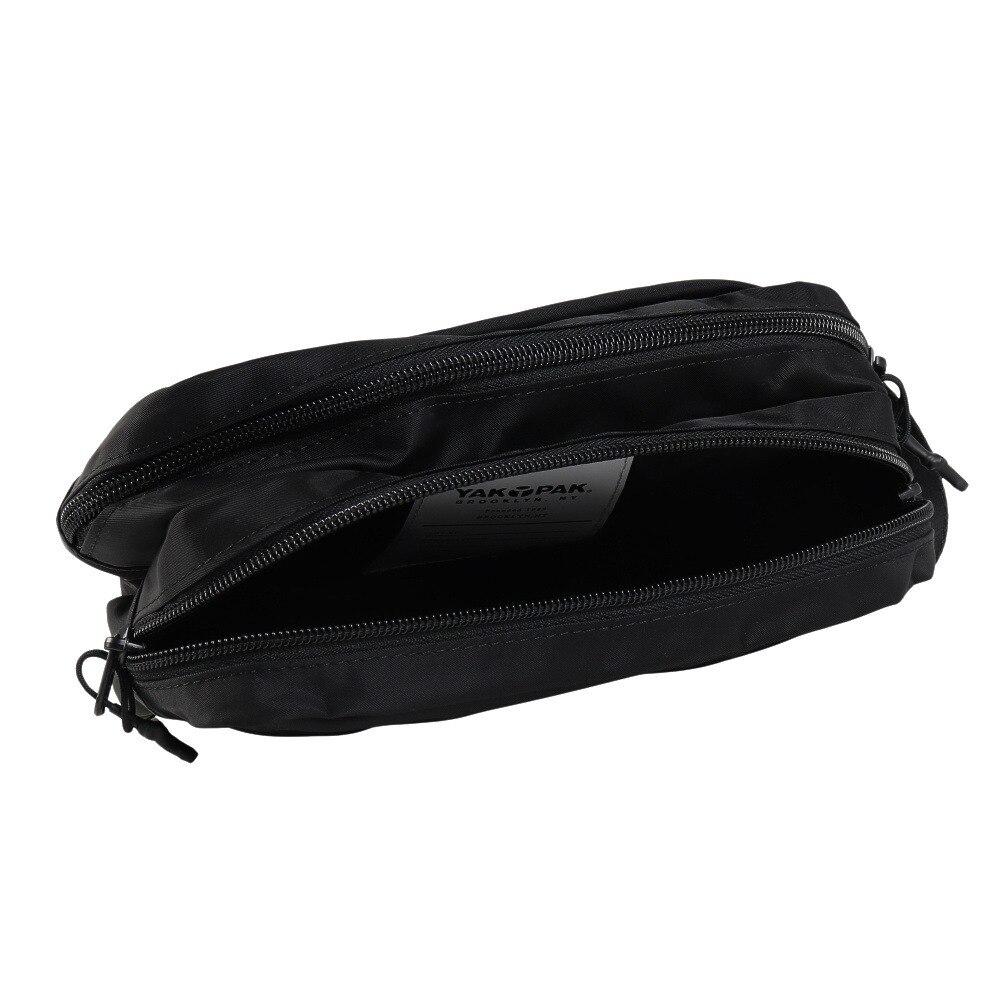 ヤックパック（YAK PAK）（メンズ、レディース）マルチポーチ TWO LAYER ポーチ YAK-BAG-25S009 黒 BLK 小物入れ ミニポーチ