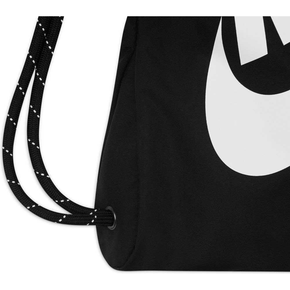 ナイキ（NIKE）（メンズ、レディース）ナップサック ヘリテージ ドローコードバッグ 黒 13L DC4245-010 リュック 体操服入れ サブバッグ ジムバッグ