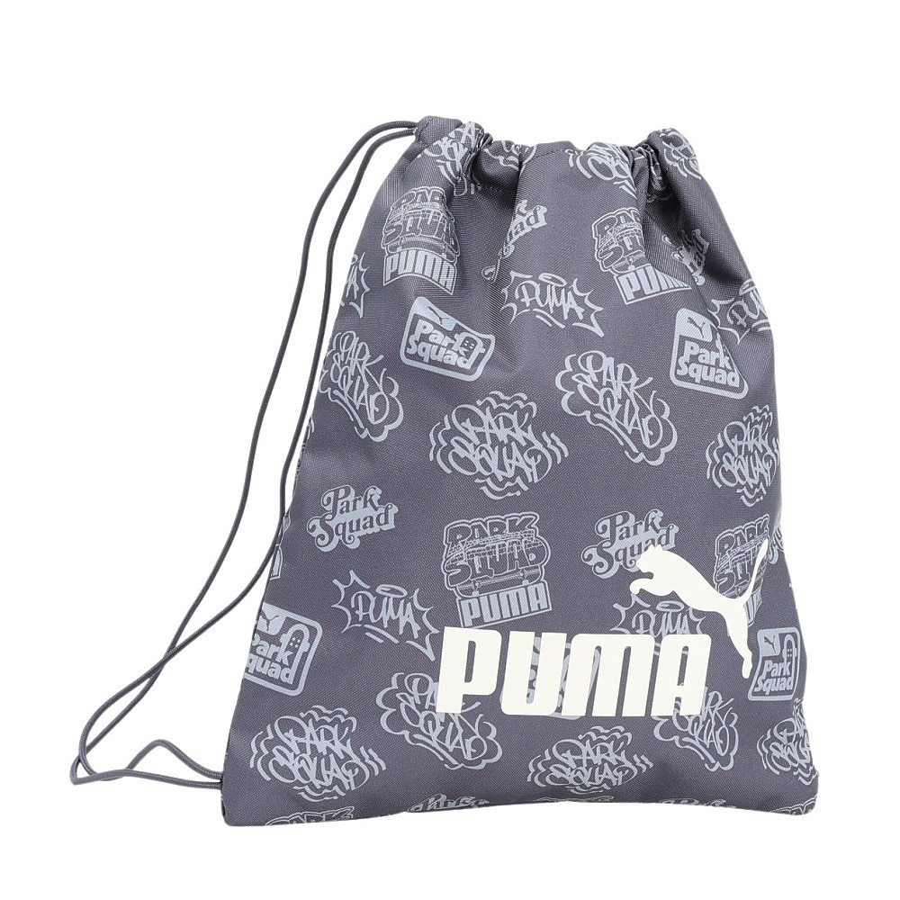 プーマ（PUMA）（メンズ、レディース）フェイズ スモール ジムサック EC09019006 ナップザック グレー