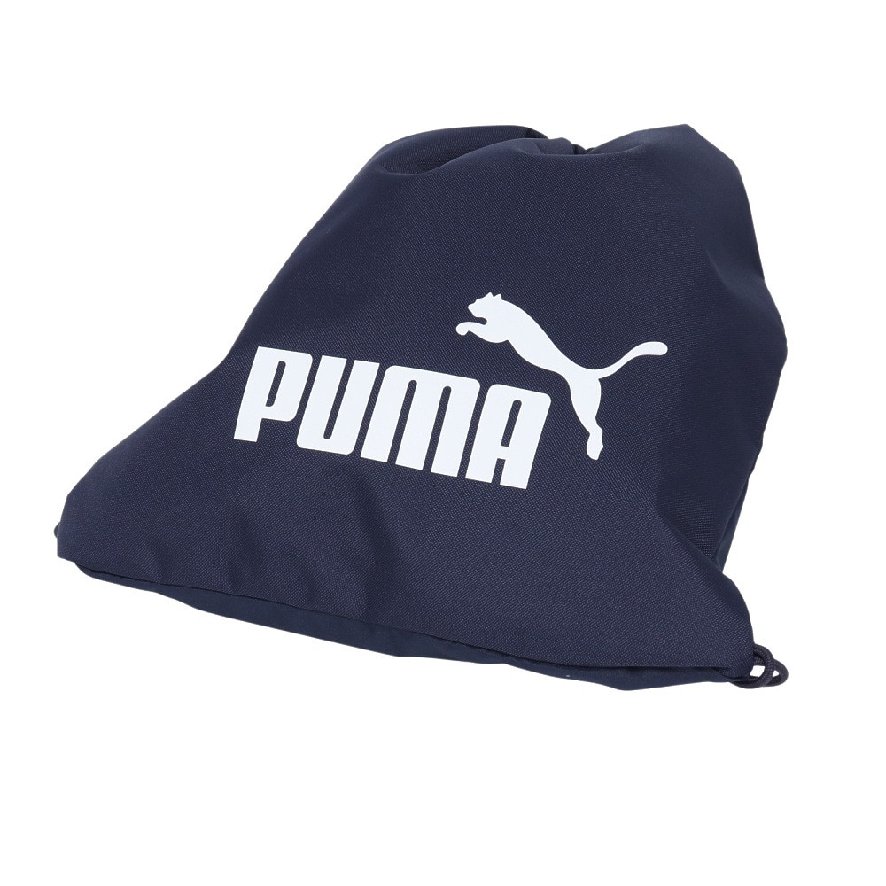 プーマ（PUMA）（メンズ、レディース、キッズ）ナップサック PHASE ジム サック 紺 11L 09116302 ジムバッグ シューズバッグ