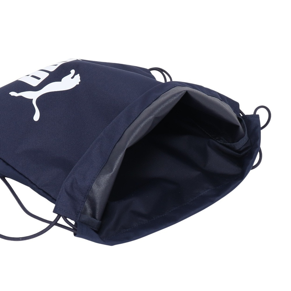 プーマ（PUMA）（メンズ、レディース、キッズ）ナップサック PHASE ジム サック 紺 11L 09116302 ジムバッグ シューズバッグ