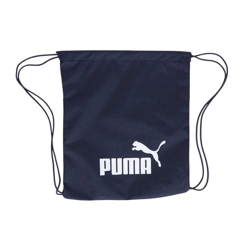 プーマ（PUMA）（メンズ、レディース、キッズ）ナップサック PHASE ジム サック 紺 11L 09116302 ジムバッグ シューズバッグ
