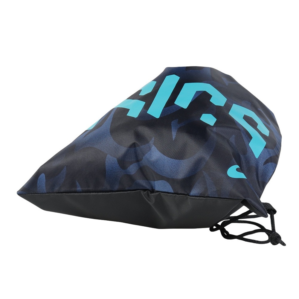 アシックス（ASICS）（メンズ）ヘックスグラフィックライトサック Mサイズ 3033C083.400 紺 ジムバッグ ナップザック シューズバッグ ジム トレーニング