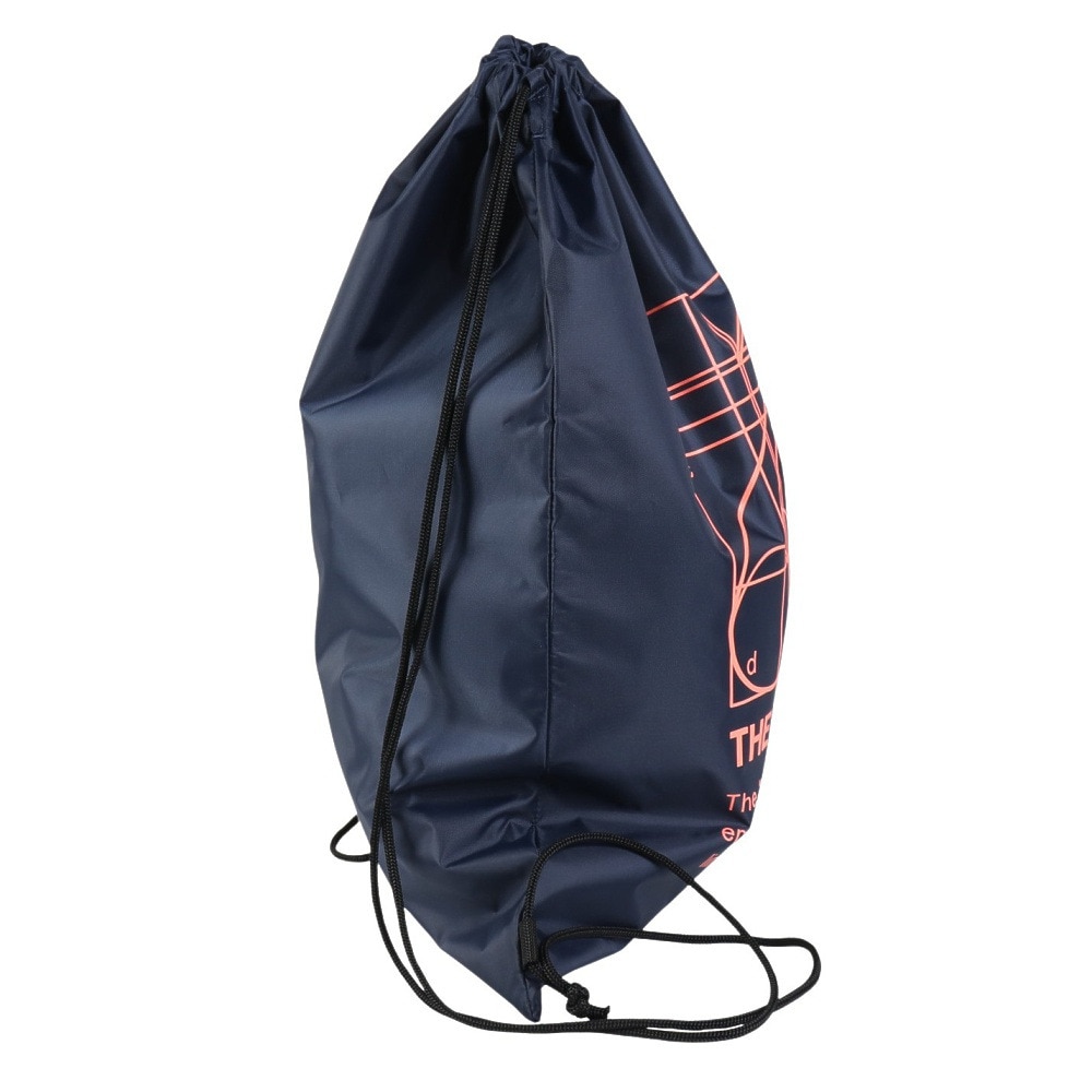 アシックス（ASICS）（メンズ）シーズングラフィックライトサック 黒 赤 Lサイズ 3033C084.400 ジムバッグ ナップザック シューズバッグ ジム トレーニング