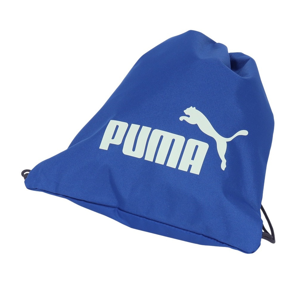 プーマ（PUMA）（キッズ）ナップザック プーマ フェーズ スモール ジムサック 青 11L 09133301 体操着入れ シューズ入れ 通学