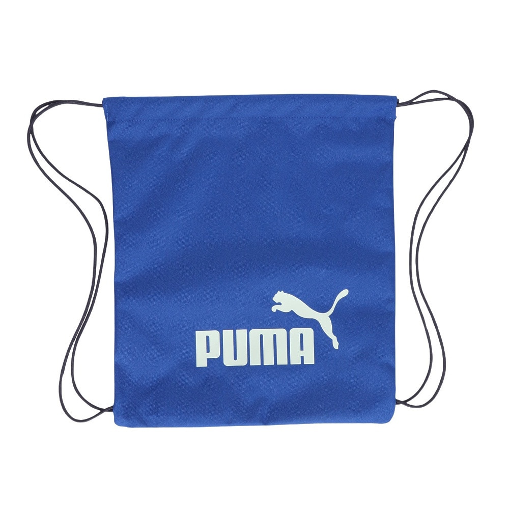 プーマ（PUMA）（キッズ）ナップザック プーマ フェーズ スモール ジムサック 青 11L 09133301 体操着入れ シューズ入れ 通学