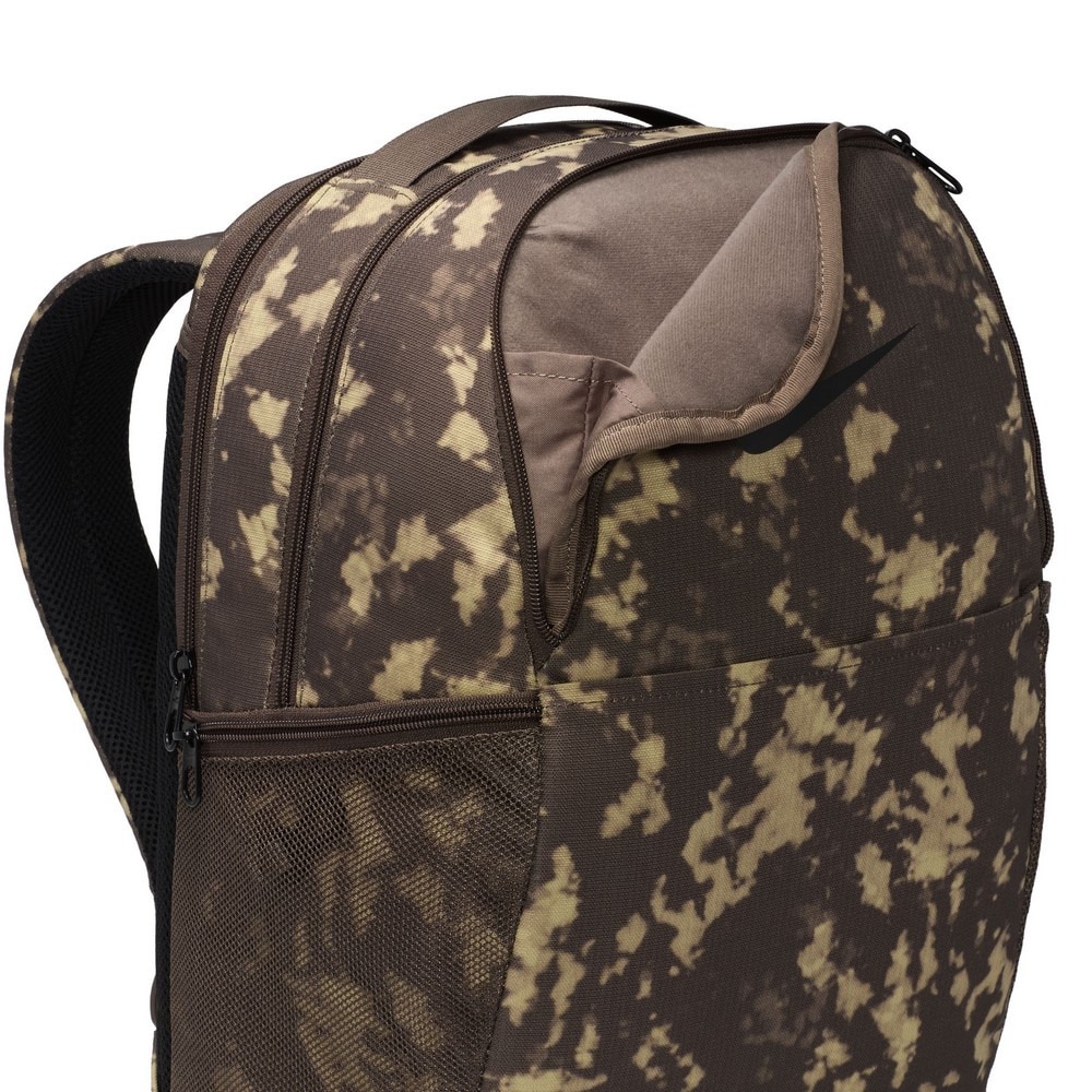 ナイキ（NIKE）（メンズ、レディース）リュック ブラジリア ミディアム バックパック 9.5 AOP SP ブラウン 24L HJ8244-004 デイバッグ リュックサック