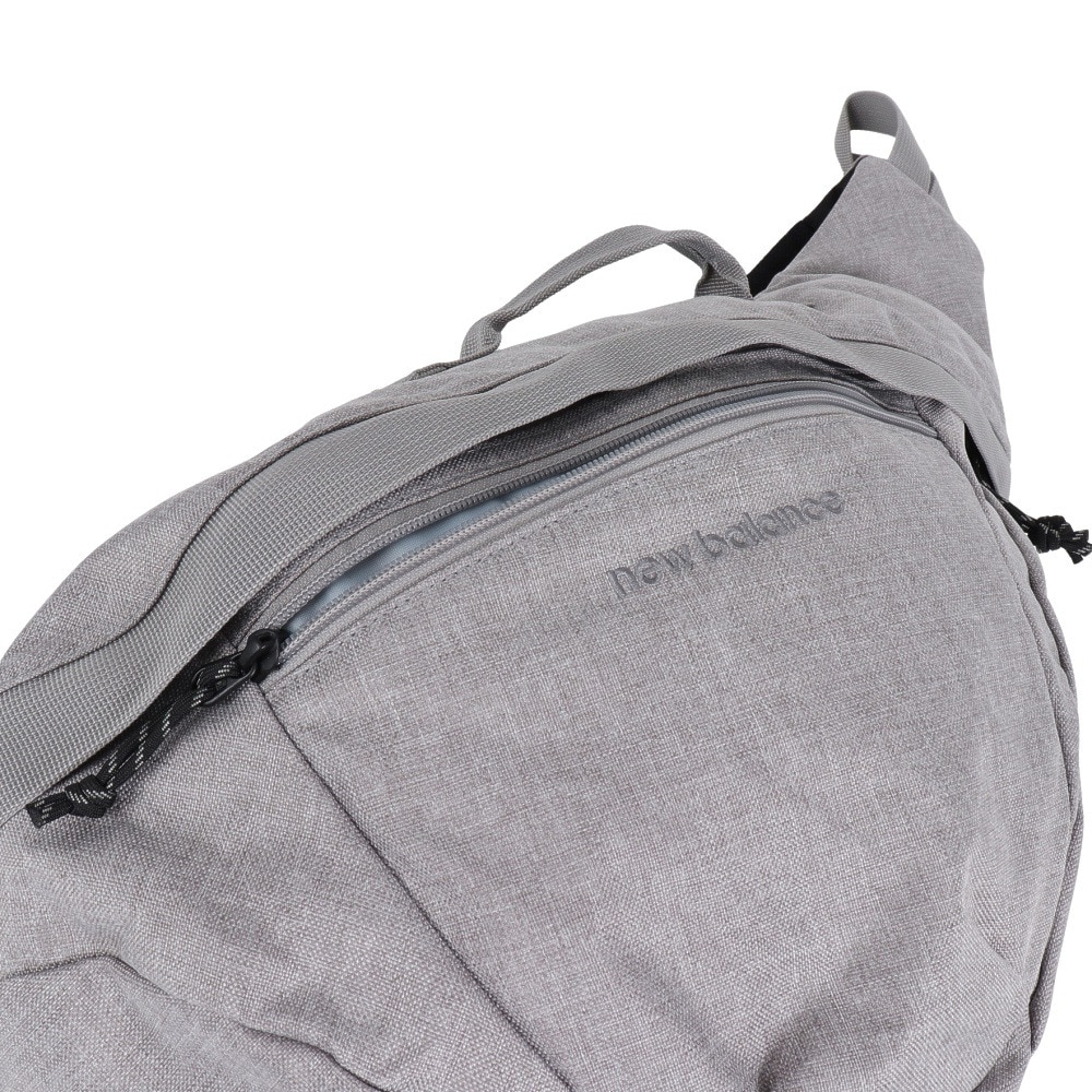 ニューバランス（new balance）（メンズ、レディース）スリングバッグ グレー 10L LAB45607AG