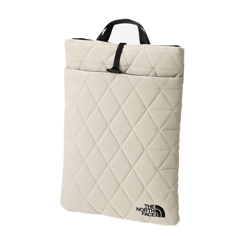 ザ・ノース・フェイス（THE NORTH FACE）（メンズ、レディース）ジオフェイス PCスリーブ 15インチ オフホワイト NM32353 VW 衝撃防止 タブレットスリーブ