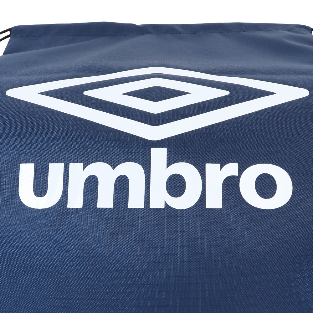 アンブロ（UMBRO）（メンズ、レディース、キッズ）マルチバックL 紺 34×46cm UF5SBP03U NV ナップザック ジムバッグ サブバッグ 運動用バッグ