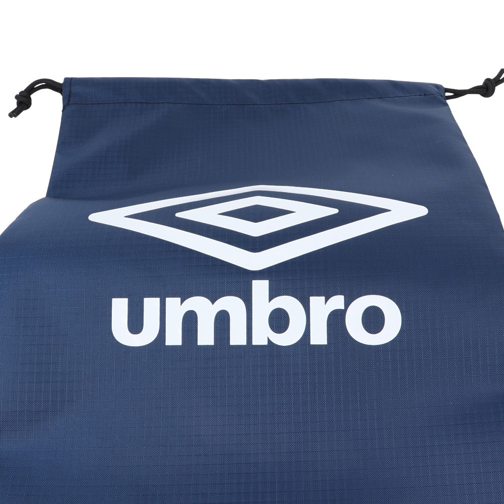アンブロ（UMBRO）（メンズ、レディース、キッズ）マルチバックM 紺 28×40cm UF5SBP04U NV ナップザック ジムバッグ サブバッグ 運動用バッグ