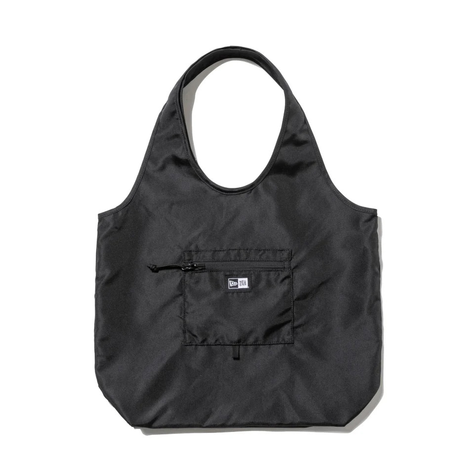 ニューエラ（NEW ERA）（メンズ、レディース）エコバッグ エコトートバッグ パッカブル 黒 22L 14521339 トートバッグ サブバッグ 撥水