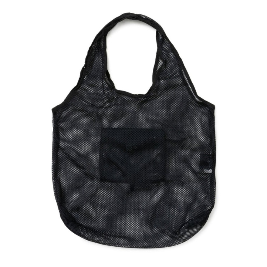 ニューエラ（NEW ERA）（メンズ、レディース）エコトートバッグ 黒 22L パッカブル ブラックメッシュ 14521337 肩掛け 手提げ エコバッグ ショッピングバッグ