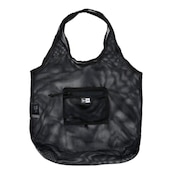 (メンズ、レディース)エコトートバッグ 黒 22L パッカブル ブラックメッシュ 14521337 肩掛け 手提げ エコバッグ ショッピングバッグ
