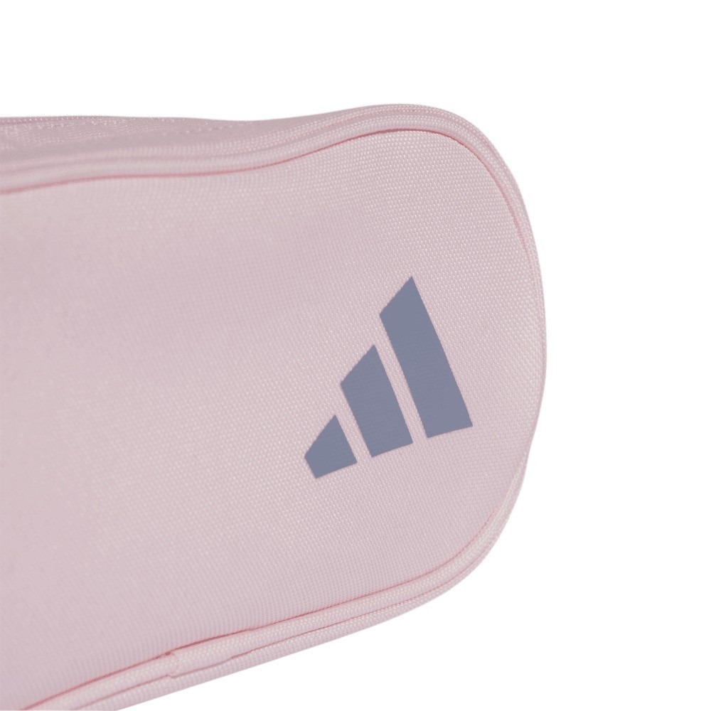 アディダス（adidas）（メンズ、レディース、キッズ）ペンシルケース 2ジッパー ピンク KPU38-JD1307 筆箱 筆記用具入れ 学校 学生 新調 新学期 プレゼント