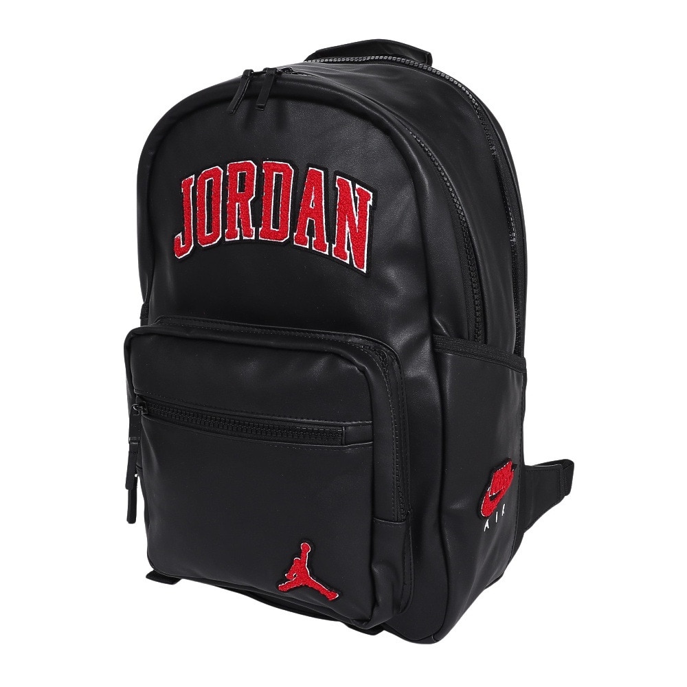 ジョーダン（JORDAN）（メンズ、レディース、キッズ）リュック JAM VARSITY バックパック 黒×赤 MA9004-023 デイバッグ 大容量 通勤 通学 レジャー 