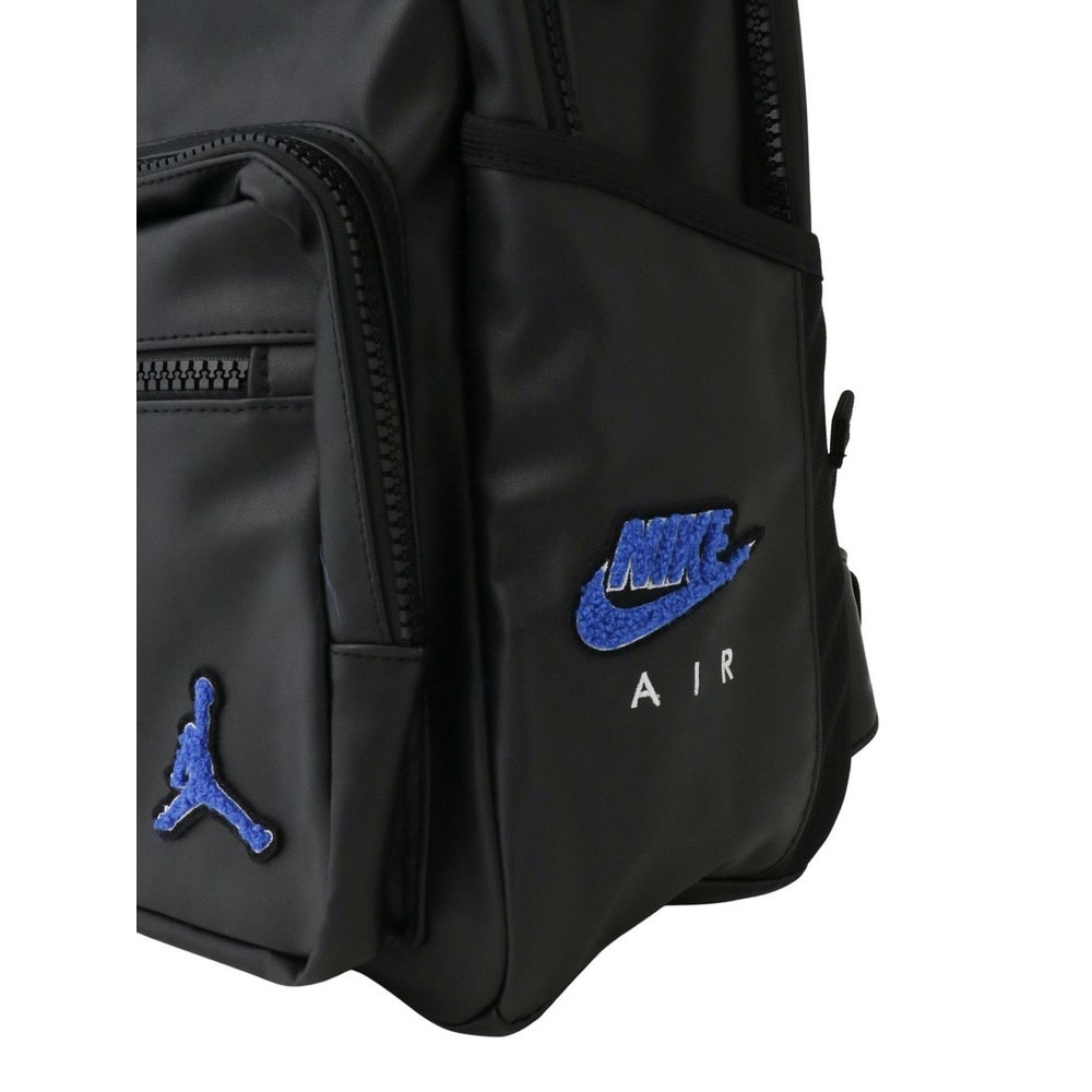 ジョーダン（JORDAN）（メンズ、レディース、キッズ）リュック JAM VARSITY バックパック 黒×青 MA9004-KB4 デイバッグ 大容量 通勤 通学 レジャー 