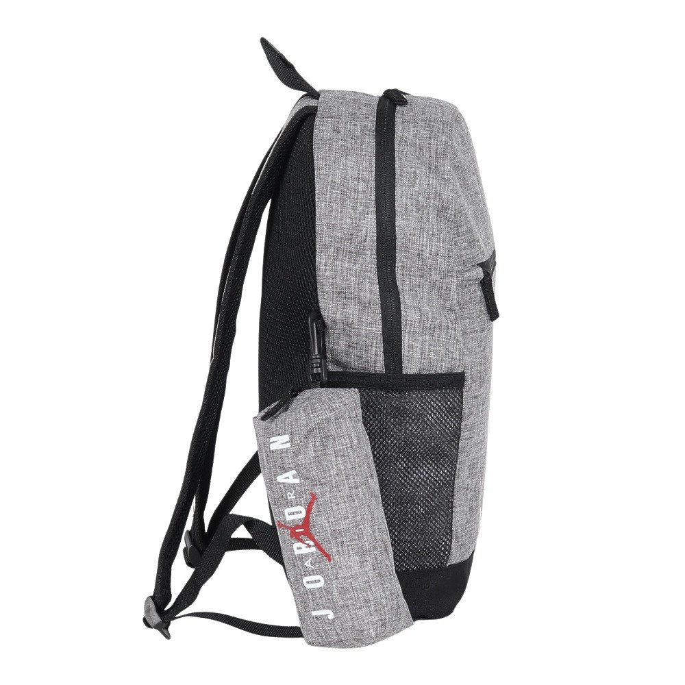 ジョーダン（JORDAN）（メンズ、レディース）リュック AIR SCHOOL バックパック グレー 17L 9B0503-GEH デイバッグ ポーチ付き