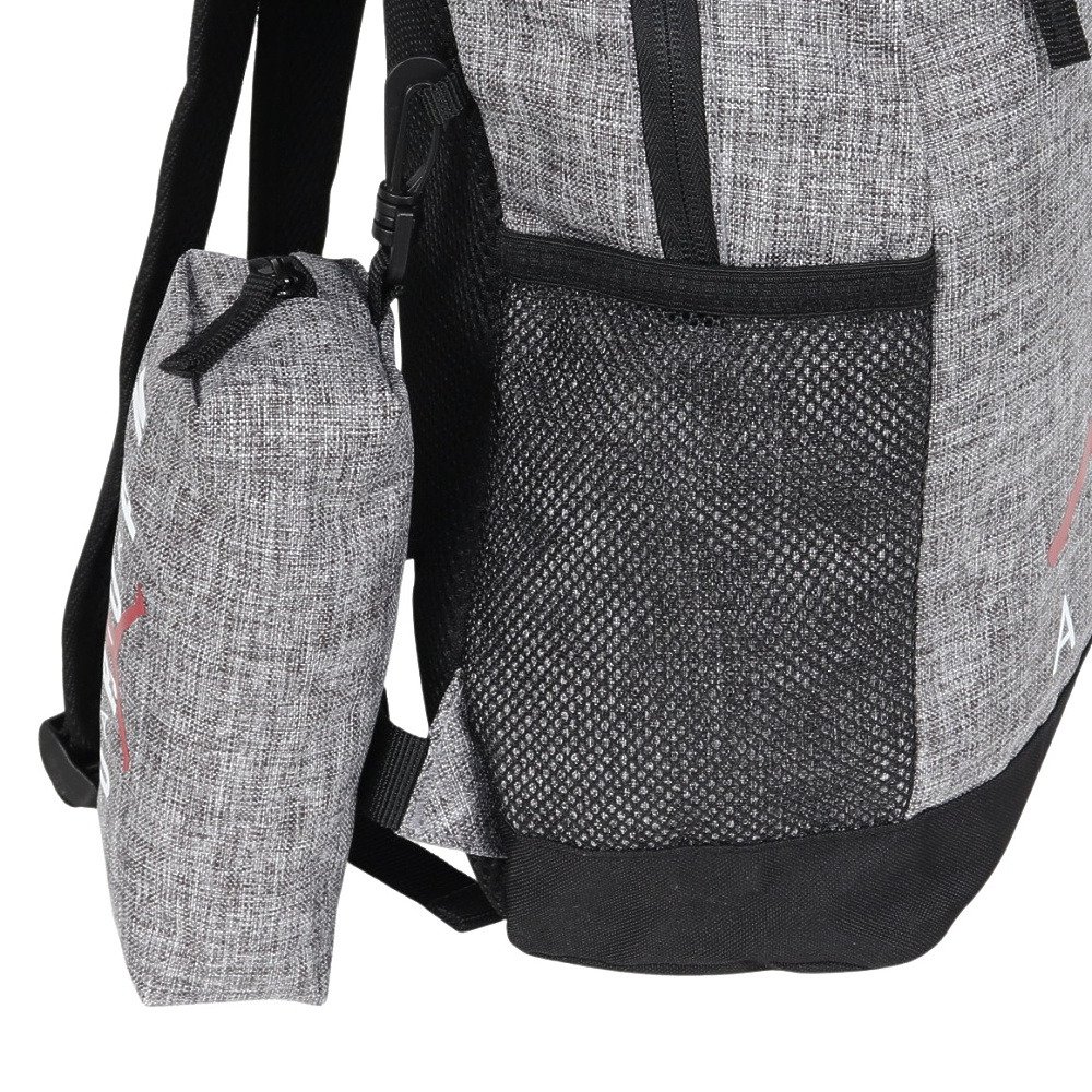 ジョーダン（JORDAN）（メンズ、レディース）リュック AIR SCHOOL バックパック グレー 17L 9B0503-GEH デイバッグ ポーチ付き
