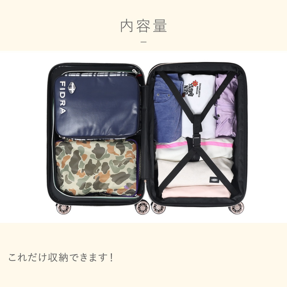 レジェンドウォーカー（LEGEND WALKER）（メンズ、レディース、キッズ）キャリーバッグ ファスナータイプ 48L 5122-55 CB スーツケース