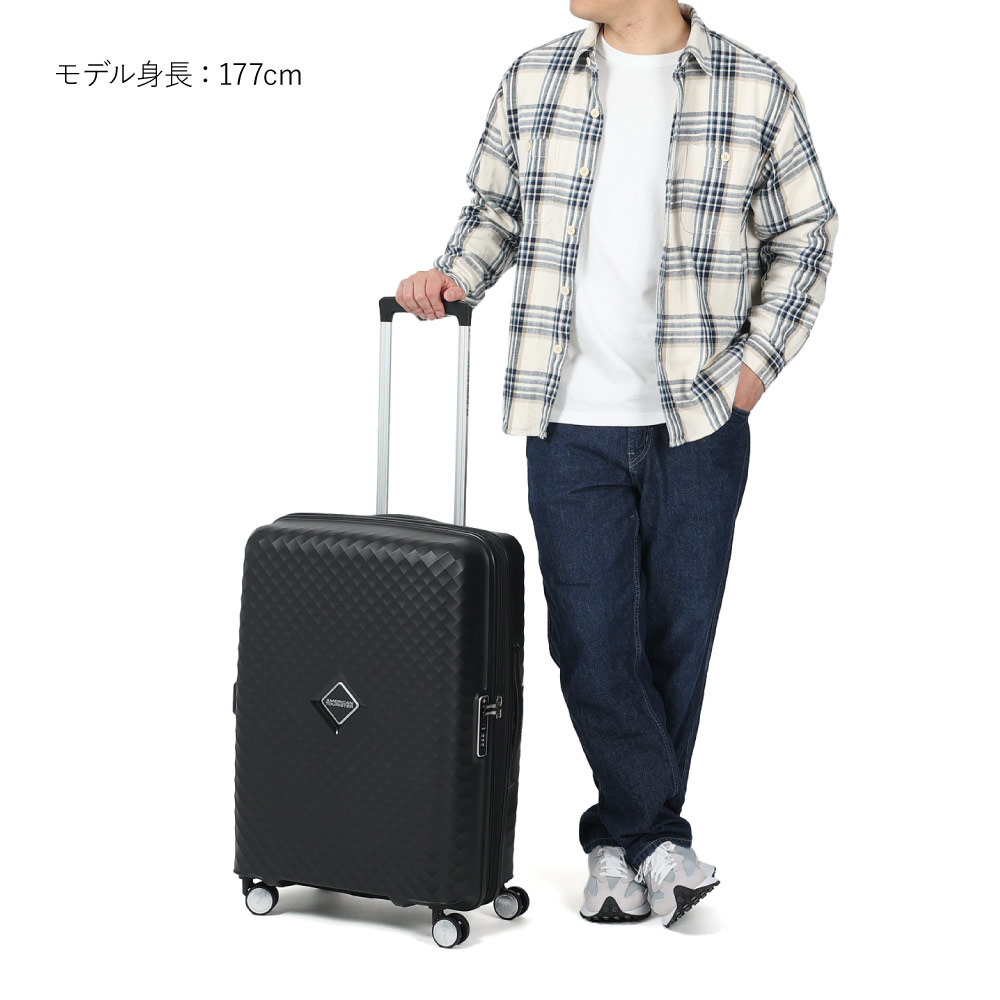アメリカンツーリスター（American Tourister）（メンズ、レディース、キッズ）スクアセム スピナー66 エキスパンダブル スーツケース QJ2-09002