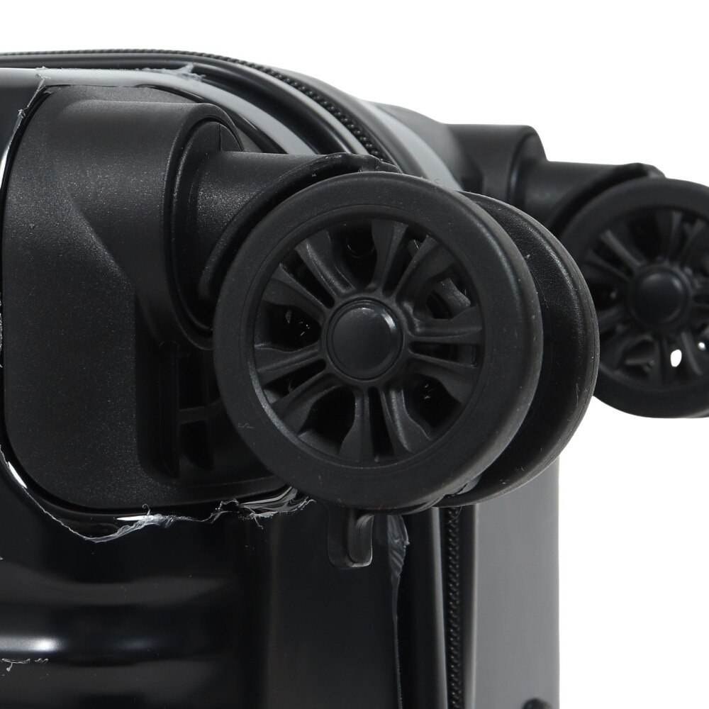 サクソライン（SaxoLine）（メンズ、レディース）ストッパー付き キャリーケース M 8454-00 50L 旅行 スーツケース 黒