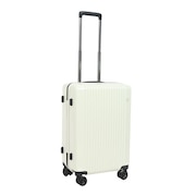 (メンズ、レディース)ストッパー付き キャリーケース M 8454-09 50L 旅行 スーツケース 白