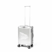 (メンズ、レディース)キャリーケース Wheel Carry Case 33-38L SMALL 14409928 旅行 1-3泊 シルバー