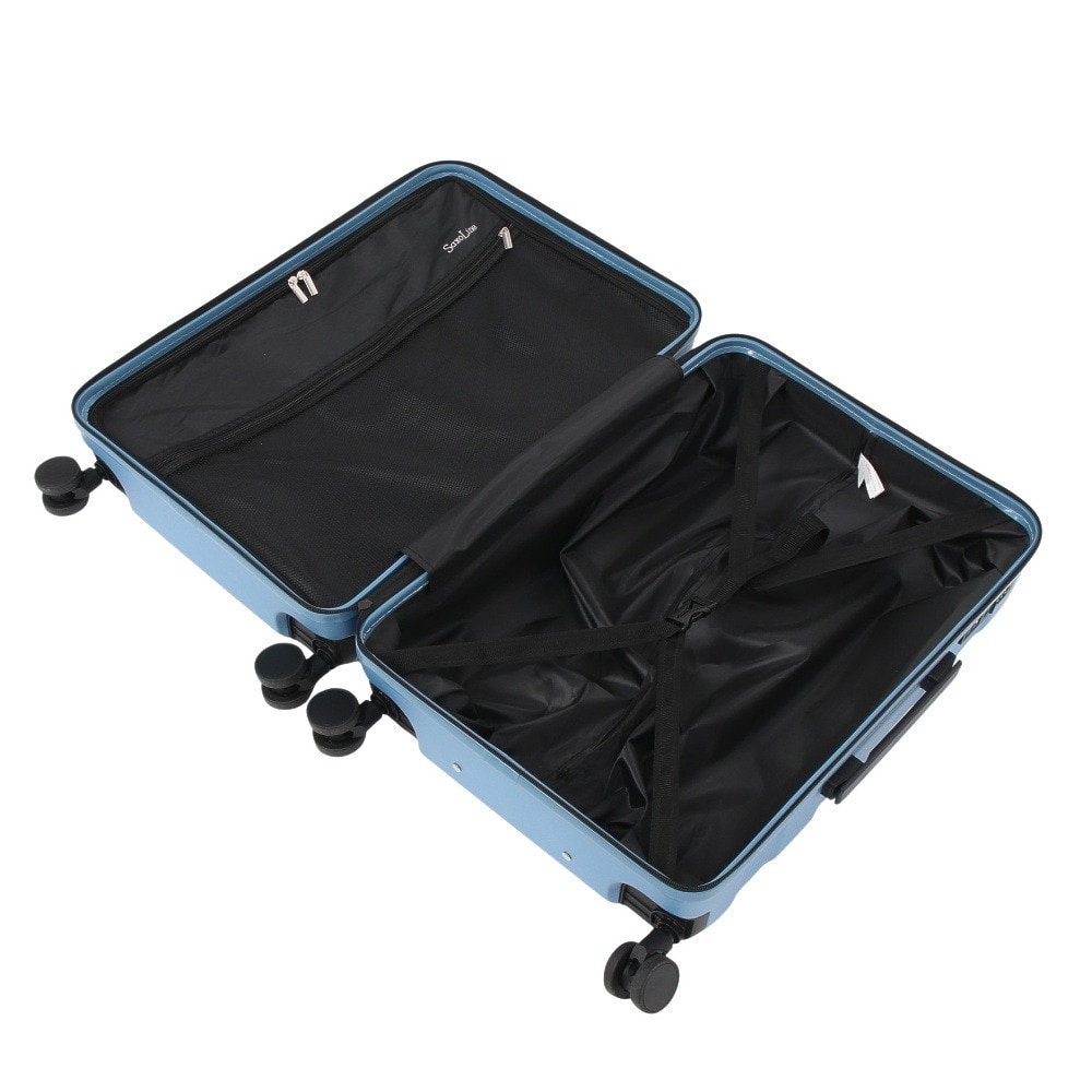 サクソライン（SaxoLine）（メンズ、レディース）キャリーバッグ AVS キャリーケース M 青 約54Ｌ 63003-44 トラベルバッグ 360°回転 TASロック 3-5泊