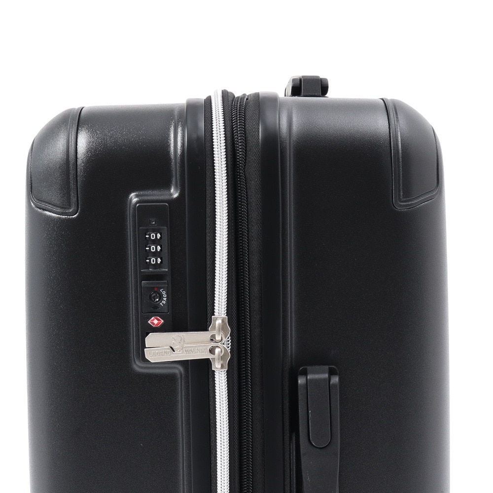 T&S（T&S）（メンズ、レディース）拡張ファスナータイプ スーツケース キャリーケース 51L ブラック 5513-57 BLK