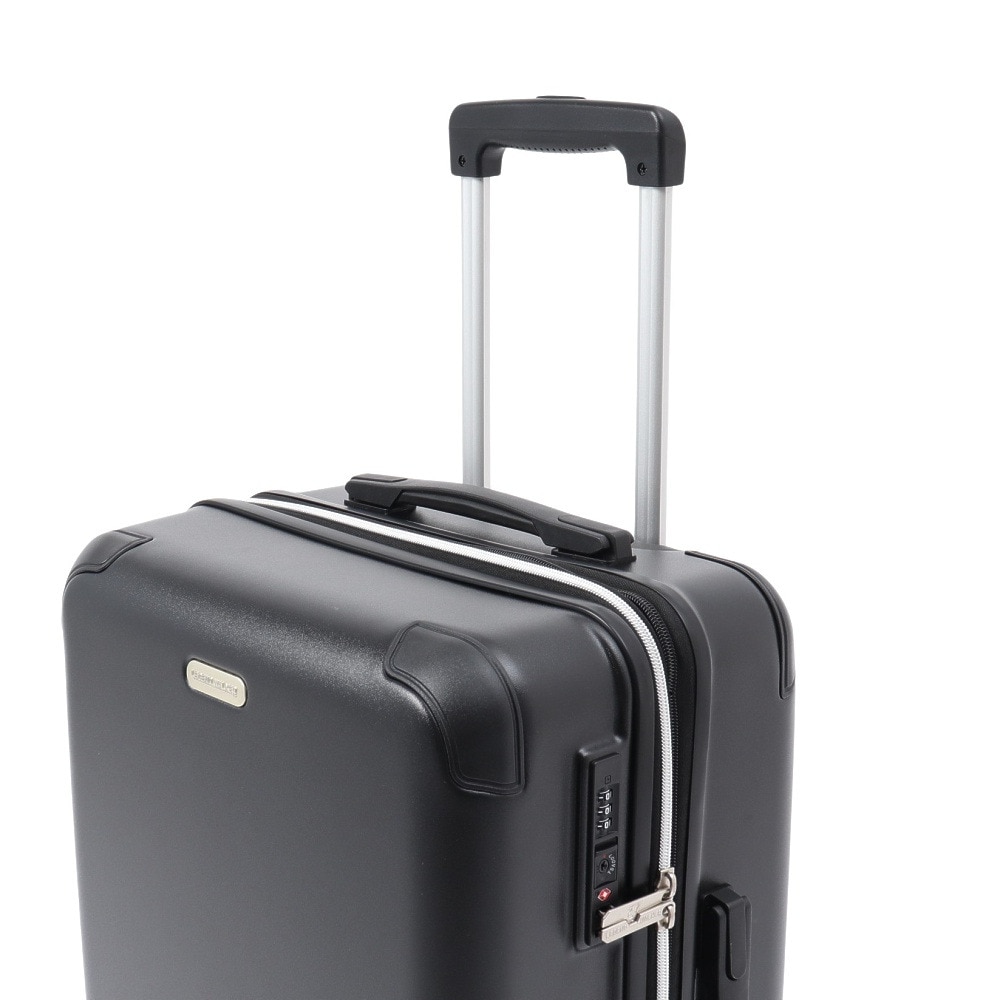 T&S（T&S）（メンズ、レディース）拡張ファスナータイプ スーツケース キャリーケース 51L ブラック 5513-57 BLK