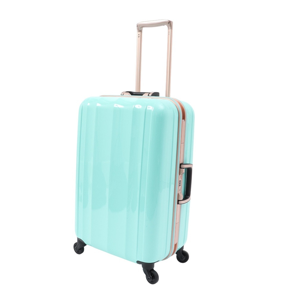 T&S（T&S）（メンズ、レディース）超軽量フレームキャリーケース スーツケース 53L ミント W6702-58 MINT