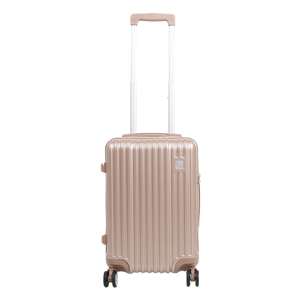 希少＊スワニーキャリーケースメタリックシャンパンゴールド＊バック26x32x10 楽天市場】アルミ仕様キャリーケース S・Mサイズセット シルバー