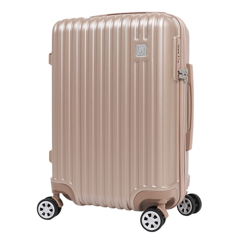 ★ジモティ割あり★  キャリーケース シャンパンゴールド  クリーニング済み TJ2640 T&S（T&S）（メンズ、レディース）キャリーバッグ キャリーケース 34L