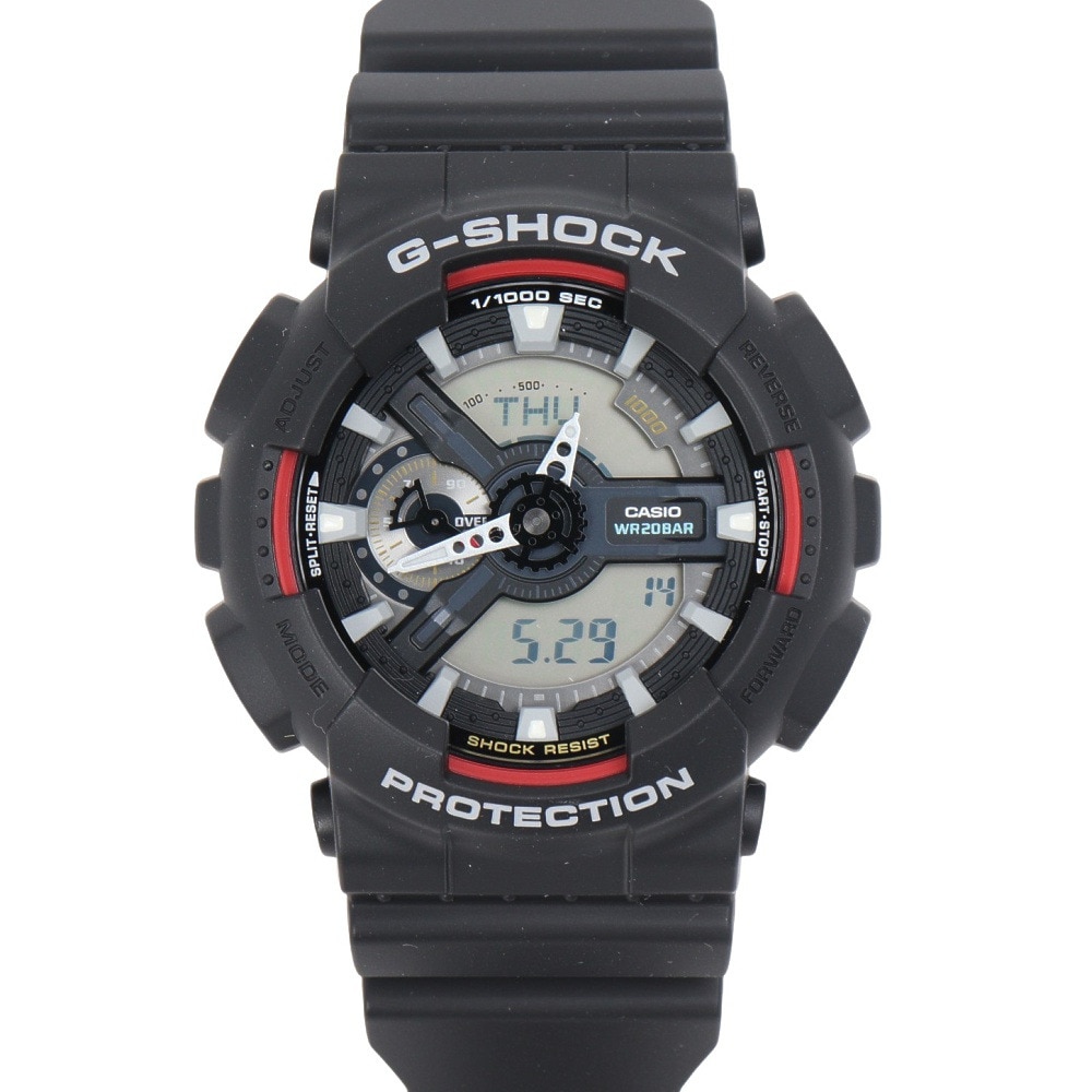ジーショック（G-SHOCK）（メンズ、レディース）腕時計 G-SHOCK 黒 GA-110RL-1AJF Gショック アナログ腕時計 アナログ 定番 タフネス プレゼント ギフト