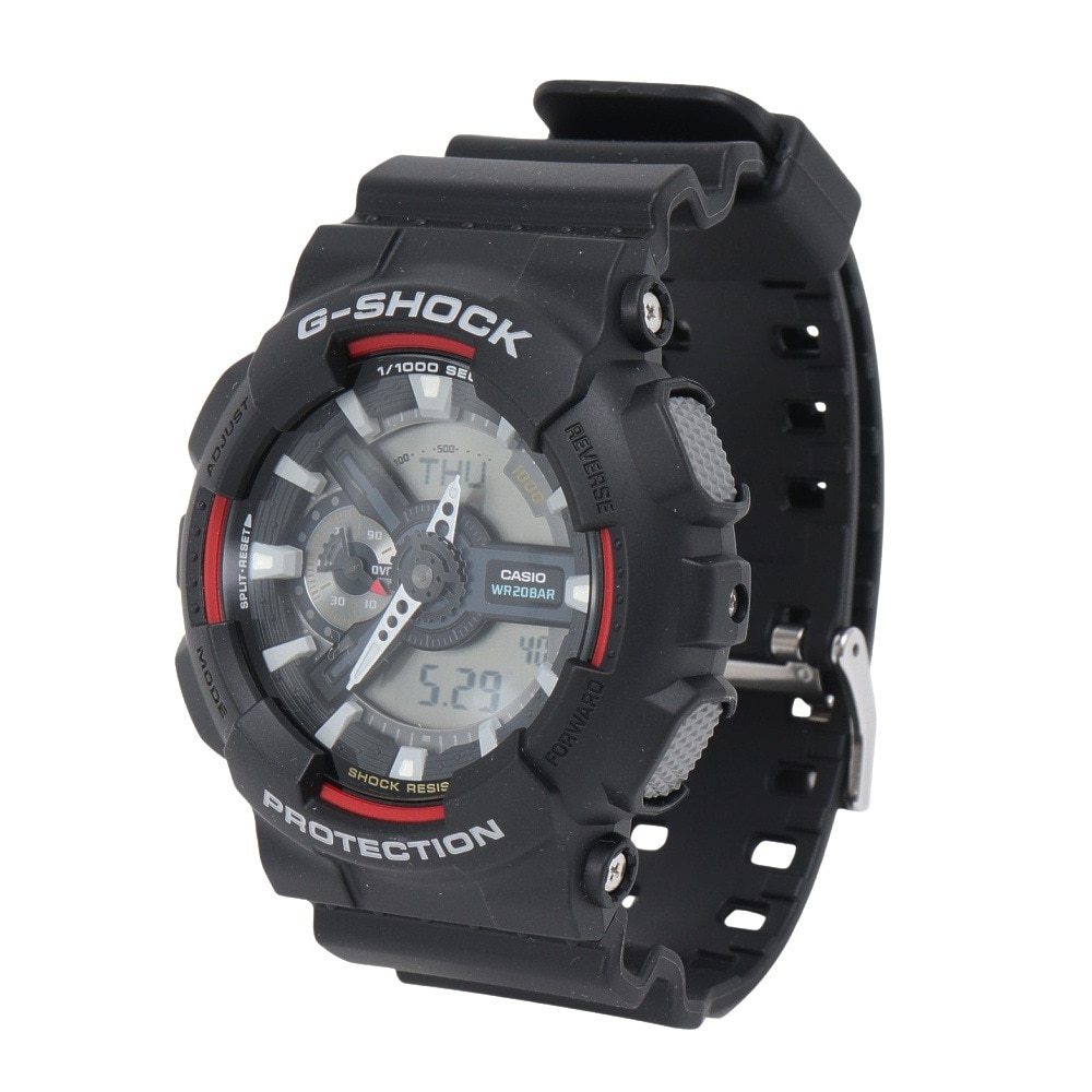 ジーショック（G-SHOCK）（メンズ、レディース）腕時計 G-SHOCK 黒 GA-110RL-1AJF Gショック アナログ腕時計 アナログ 定番 タフネス プレゼント ギフト
