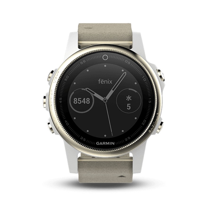 ガーミン（GARMIN）（メンズ、レディース）フェニックス 5S サファイア Champagne Gold 010-01685-45