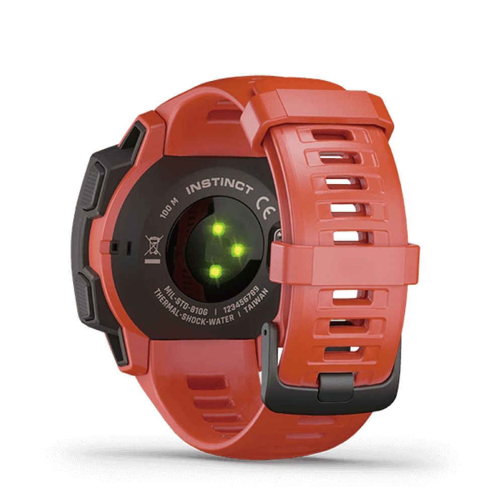 ガーミン（GARMIN）（メンズ、レディース）スマートウォッチ インスティンクト Instinct Flame Red 02064-32