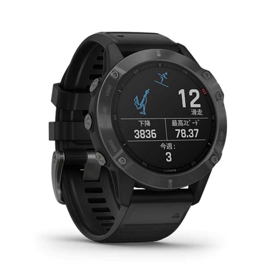 ガーミン（GARMIN）（メンズ、レディース）スマートウォッチ フェニックス6 サファイア FENIX 6 SAPPHIRE BLACK 010-02158-43 