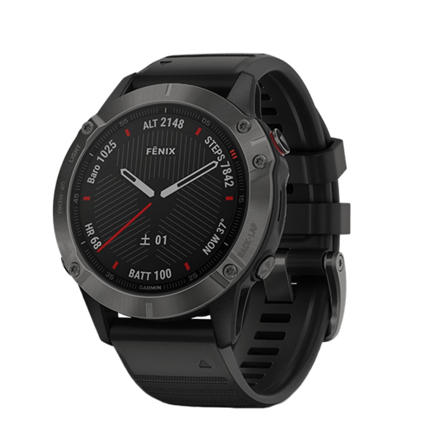 GARMIN スマートウォッチ フェニックス6 サファイア FENIX 6 SAPPHIRE BLACK 010-02158-43 ＦＦ 90 時計・歩数計