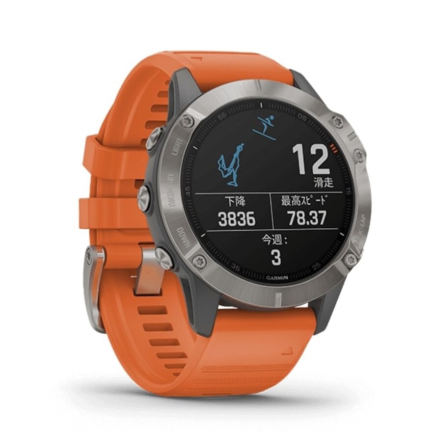 ガーミン（GARMIN）（メンズ、レディース）スマートウォッチ フェニックス6 サファイア FENIX 6 SAPPHIRE Ti Gray 010-02158-53