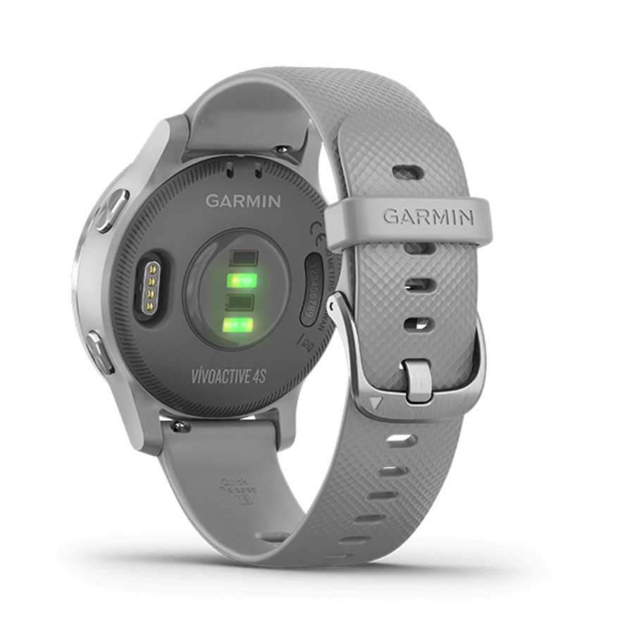 ガーミン（GARMIN）（メンズ、レディース）スマートウォッチ ヴィヴォアクティブ4S Powder Gray / Silver 010-02172-07