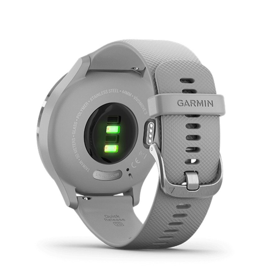 ガーミン（GARMIN）（メンズ、レディース）スマートウォッチ ヴィヴォムーブ3 Powder Gray / Silver 010-02239-70