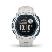 ガーミン（GARMIN）（メンズ、レディース）スマートウォッチ インスティンクト Tide White/Blue 010-02064-A2