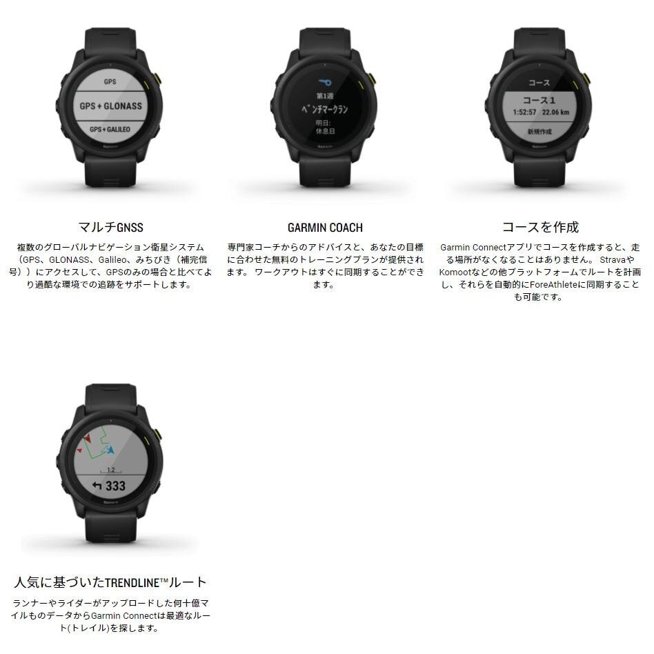 ガーミン（GARMIN）（メンズ、レディース）スマートウォッチ ForeAthlete745 010-02445-41 ネオトロピック