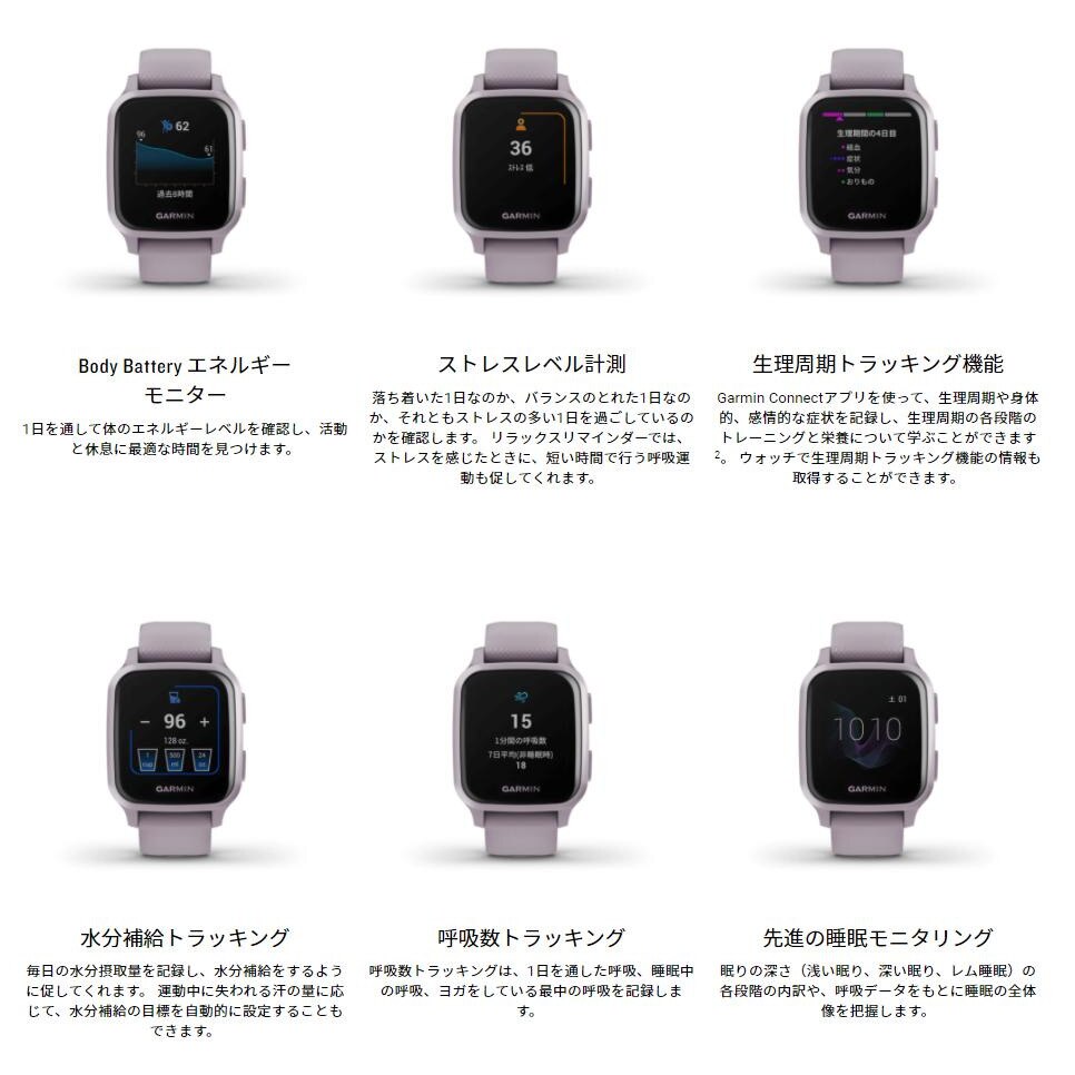 ガーミン（GARMIN）（メンズ、レディース）スマートウォッチ VenuSq